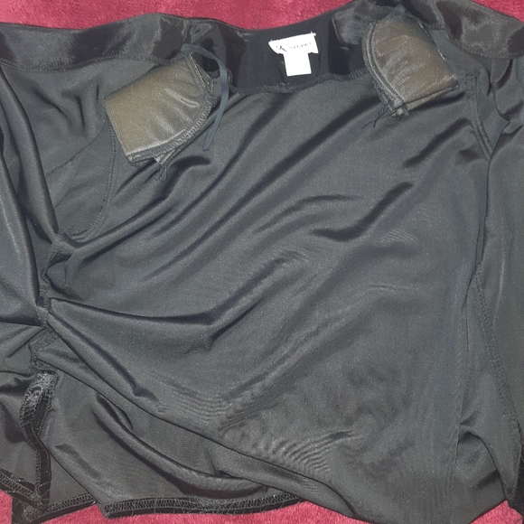 Women's K Studio  Jacket Dress MEDIUM Size 12 Black Velvet Glitter Line Design - Picture 10 of 11